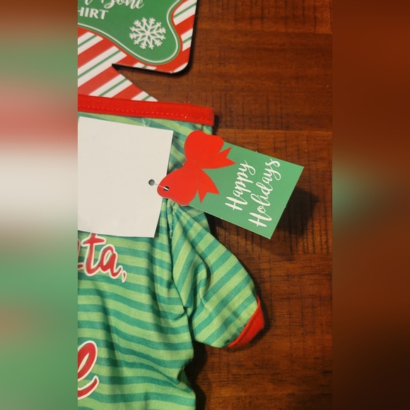 Throw Me a Bone Pet Christmas "Dear Santa Define Naughty" T-Shirt - Picture 4 of 5